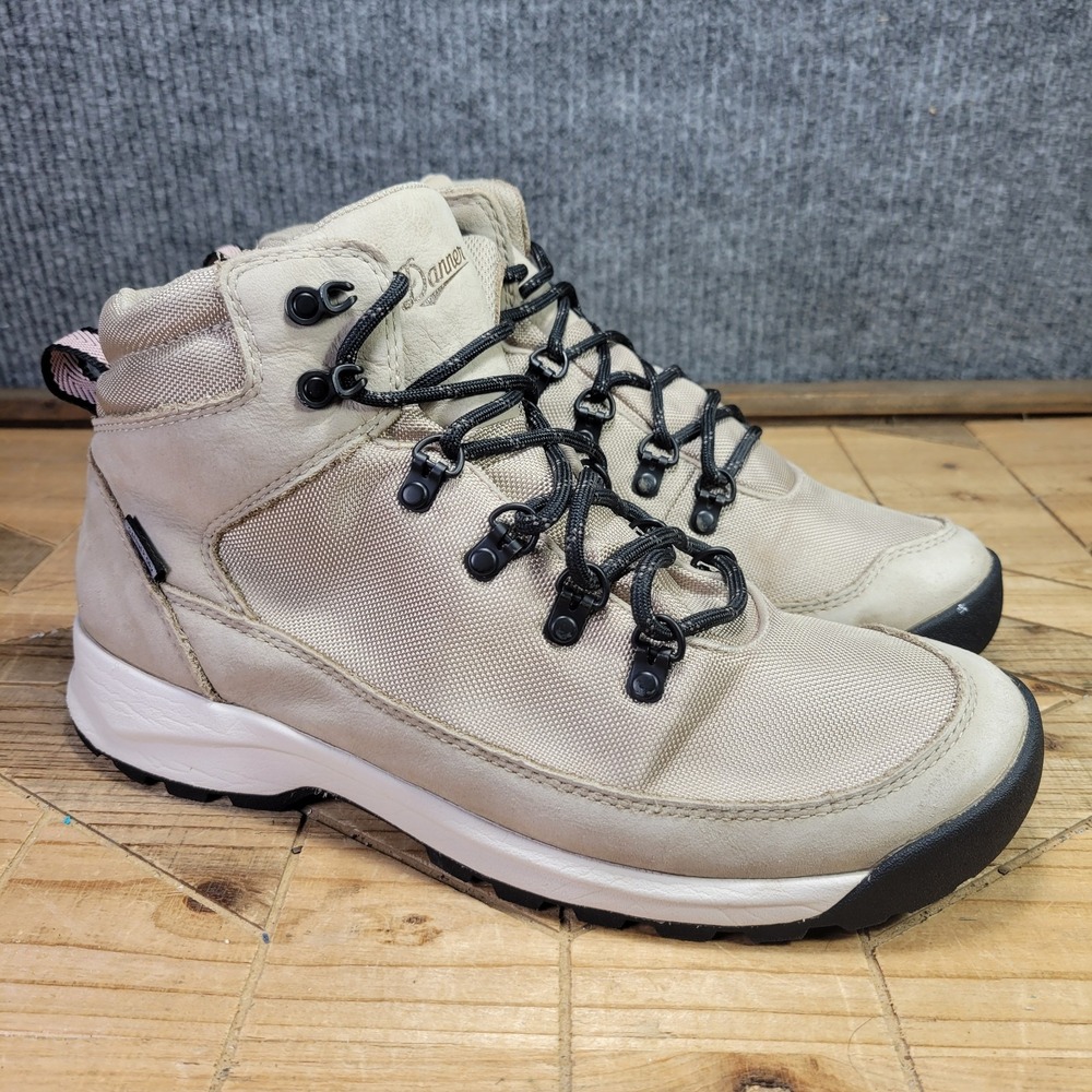 Danner Adrika Hiker Women's 10 Hiking Boots Plaza Taupe Leather‎ Ankle Lace Up